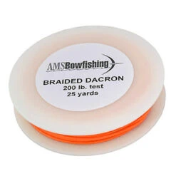 Dacron Line Orange 200# 25 Yd By AMS Bowfishing