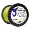 J-Braid X4 Fluor. Yellow 3000 Yd Bulk Spools By Daiwa