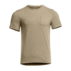 Essential Buckskin Heather SS Crewneck Tee By Sitka Gear
