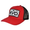 KVD 3D Stitched Logo Red And Black Trucker Hat -VanDam Warehouse Shop KVDSince1990ProFishingBlackRedCap 79917.1716486273