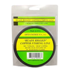 Mustad Ready Rigged Copper Fishing Line 45 Lb 300' Spool By Opti Tackle