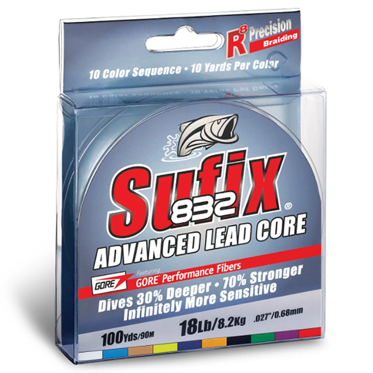 832 Advanced Lead Core 18 Lb 100 Yd Spool By Sufix 3 832 Advanced Lead Core 18 Lb 100 Yd Spool By Sufix